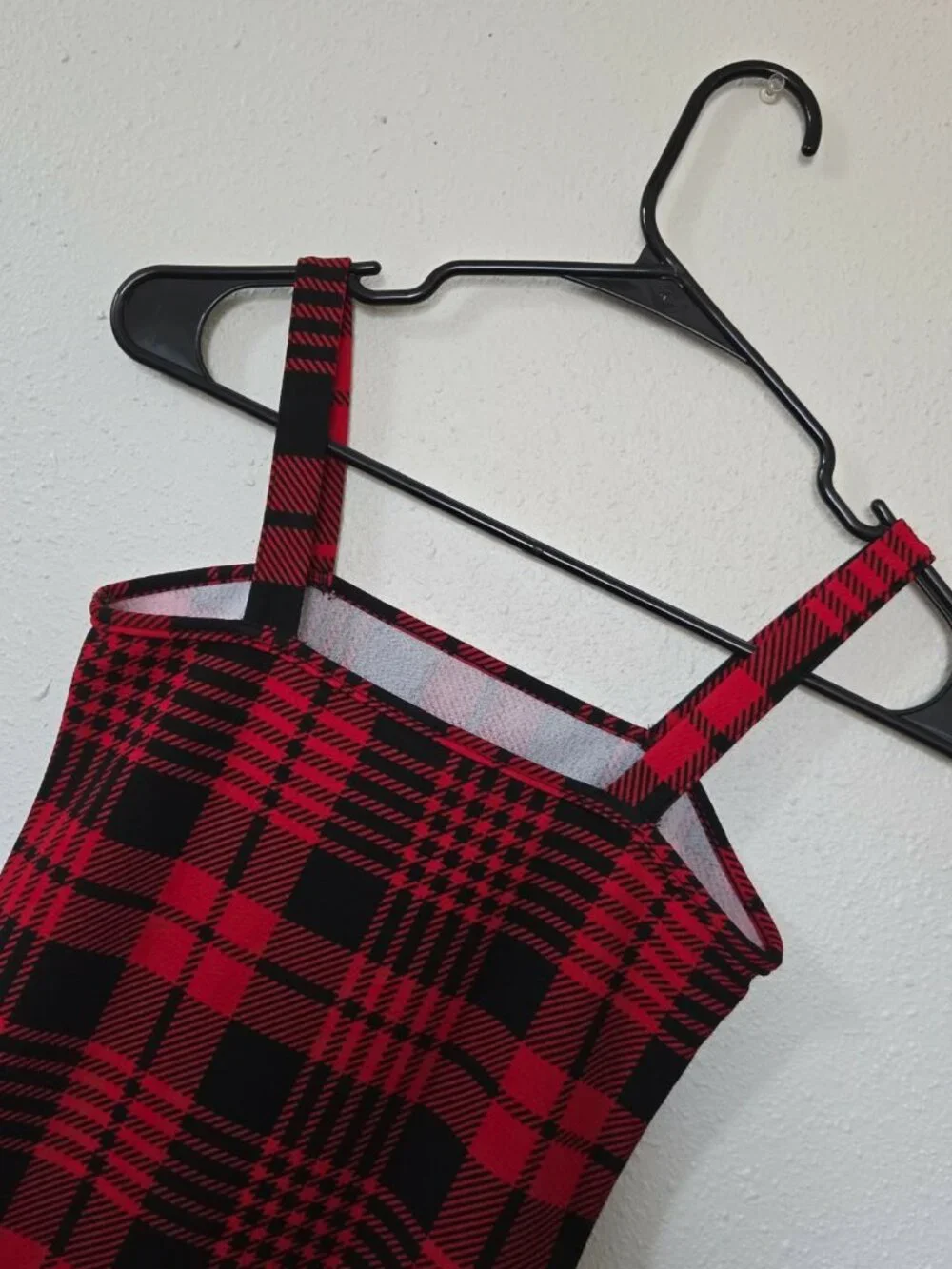 Plaid style dress